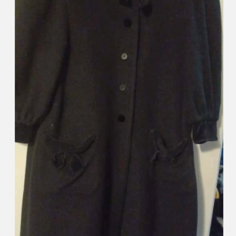 Vintage Magil Girls Coat Size 10 Made in Italy Cashmere and Wool Coat